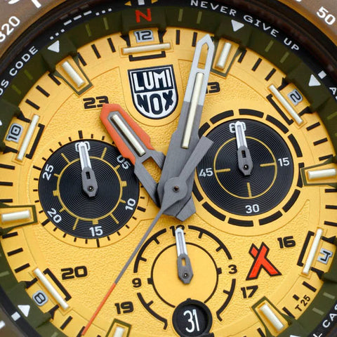 Luminox Bear Grylls Master #TIDE 3740 Series Yellow Black