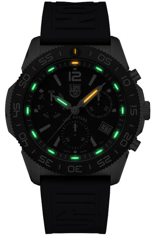 Luminox Sea Pacific Diver Chronograph 3140 Black Blue Watch
