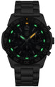 Luminox Watch Sea Pacific Diver Chronograph 3140 Black Blue Bracelet