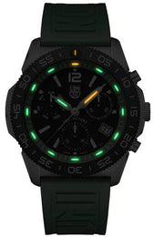 Luminox Sea Pacific Diver Chronograph 3140 Black Green Watch