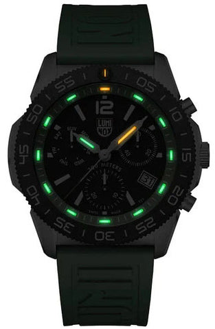 Luminox Watch Sea Pacific Diver Chronograph 3140 Black Green
