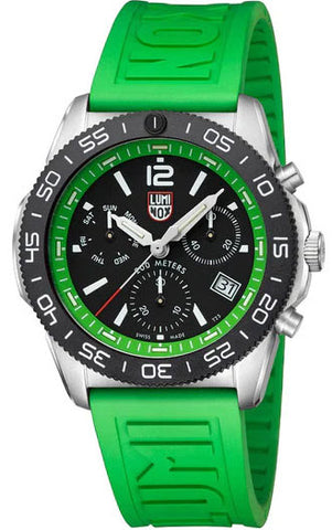 Luminox Sea Pacific Diver Chronograph 3140 Black Green Watch
