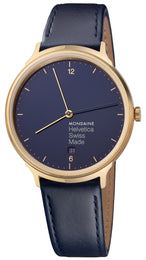 Mondaine Watch Helvetica No1 Blue Marine MH1.L2241.LD