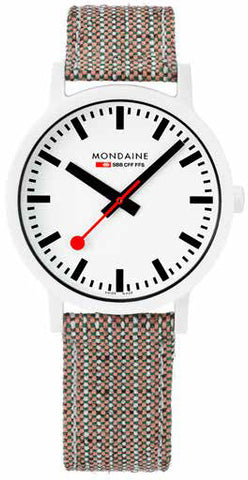 Mondaine Watch SBB Essence White MS1.41110.LG