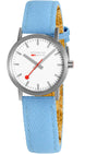 Mondaine Watch Classic 30mm Modern Blue