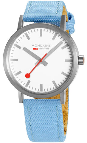 Mondaine Watch Classic 40mm Modern Blue A660.30360.17SBQ D
