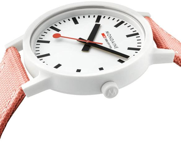 Mondaine Watch Essence White Unisex MS1.41111.LP D