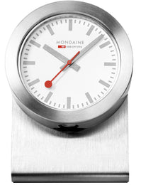 Mondaine Clock Magnet Silver Watch