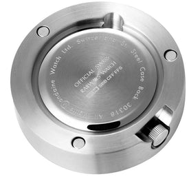 Mondaine Clock Magnet Silver