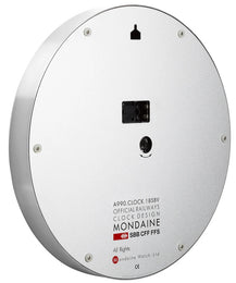 Mondaine Clock Wall Kitchen Silver Watch