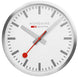 Mondaine Clock Wall Kitchen Silver A990.CLOCK.18SBV