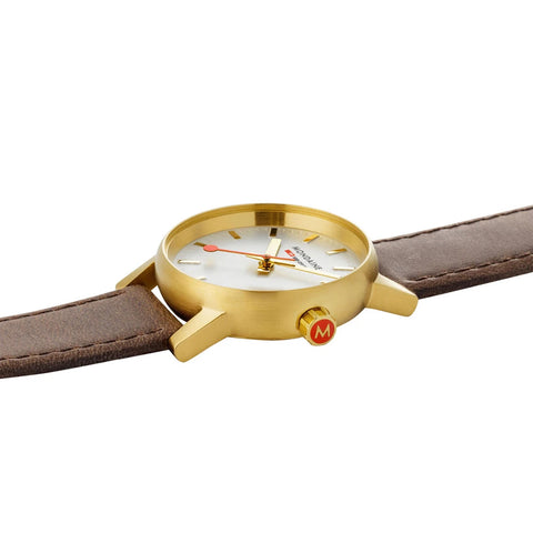Mondaine Evo2 30 Gold IP Watch