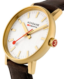 Mondaine Evo2 30 Gold IP Watch