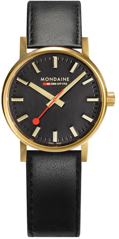 Mondaine Watch Evo2 30 Gold IP MSE.30120.LB