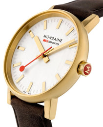 Mondaine Evo2 40 Gold IP Watch