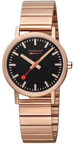 Mondaine Watch Classic Rose Gold A660.30314.16SBR