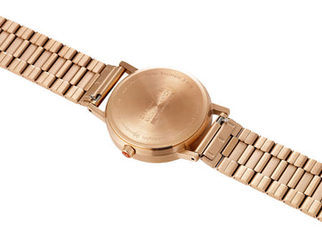 Mondaine Classic Rose Gold Watch