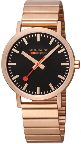 Mondaine Watch Classic Rose Gold A660.30360.16SBR