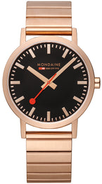 Mondaine Classic Rose Gold Watch