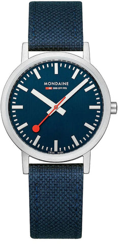 Mondaine Watch Classic Deepest Blue
