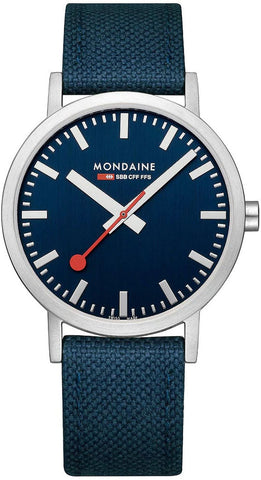 Mondaine Classic Deepest Blue Watch