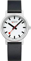 Mondaine Classic White Watch