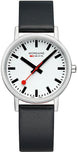 Mondaine Classic White Watch