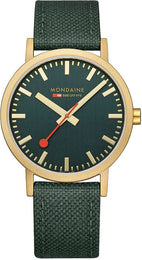 Mondaine Classic Forest Green Watch
