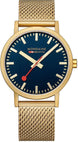 Mondaine Classic Deep Ocean Blue Watch