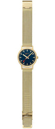 Mondaine Classic Deep Ocean Blue Watch