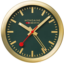 Mondaine Clock Alarm Forest Green A997.MCAL.66SBG
