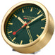 Mondaine Clock Alarm Forest Green