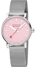 Mondaine Watch Evo2 Sunrise 35mm Pink MSE.35130.SM