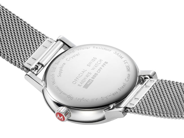 Mondaine Evo2 Sunrise 35mm Pink Watch