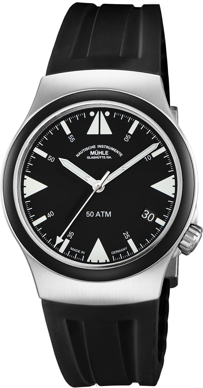Muhle Glashutte S.A.R. Mission Timer Titan Watch M1-51-03-KB Watch ...