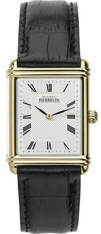 Herbelin Watch Art Deco Mens 17468/P08