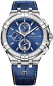 Maurice Lacroix Watch Aikon Chronograph Blue Mens AI1018-SS001-430-1