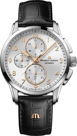 Maurice Lacroix Watch Pontos Chronograph Date Mens PT6388-SS001-220-2
