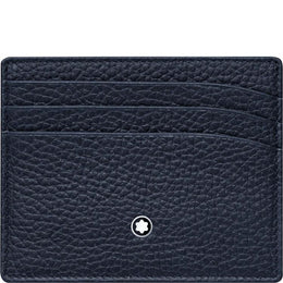 Montblanc Pocket Holder Meisterstuck Soft Grain 6cc Blue