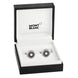 Montblanc Cufflinks Round Star MOP Rays