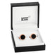 Montblanc Cufflinks Meisterstuck Rose Gold PVD Onyx