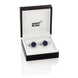 Montblanc Cufflinks Meisterstuck Blue Goldstone Inlay