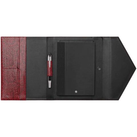 Montblanc Augmented Paper Python Printed Red 123667