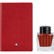Montblanc Notebook 147 With Red Ink 50ml Set