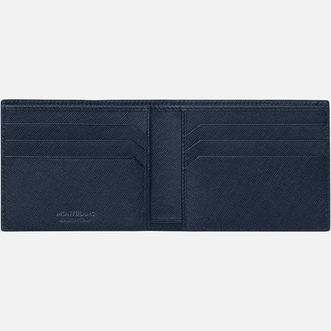 Montblanc Wallet Sartorial 6cc Blue 128585