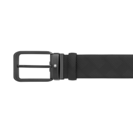 Montblanc Belt Extreme 3.0 Leather Pin Buckle 35mm Black 130587.