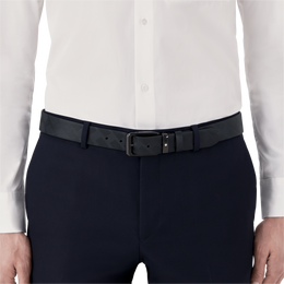 Montblanc Belt Extreme 3.0 Leather Pin Buckle 35mm Black