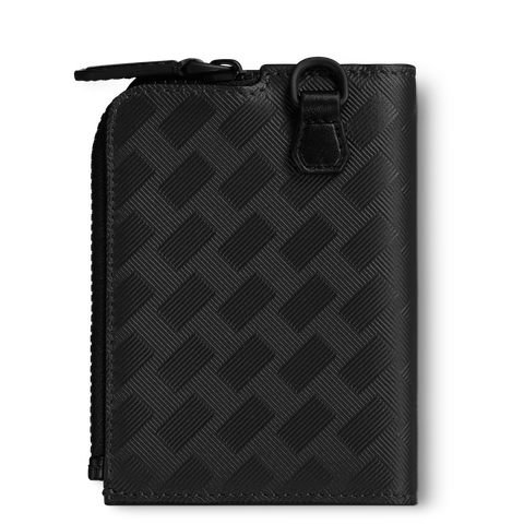 Montblanc Card Holder Extreme 3.0 3cc with Zipped Pocket Black D