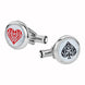 Montblanc Cufflinks Meisterstuck Tribute to Around the World in 80 Days Spade & Heart D