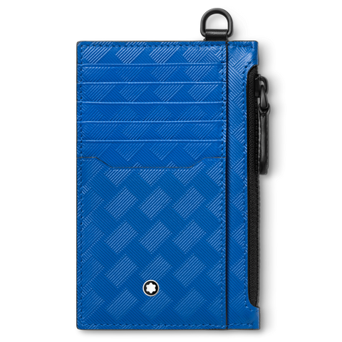 Montblanc Extreme 3.0 Card Holder 8cc with Zipped Pocket Blue 130240